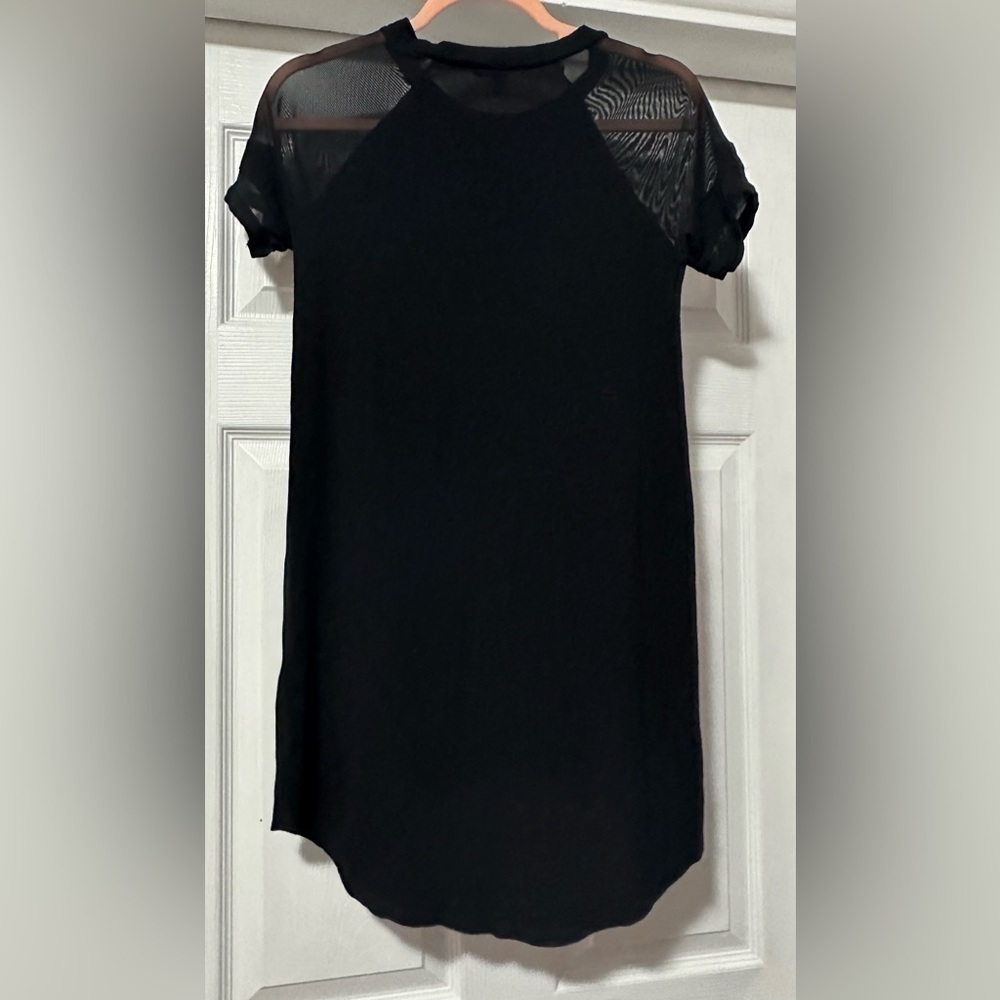 American Eagle Mesh Short Sleeve Mini Dress - Picture 5 of 9